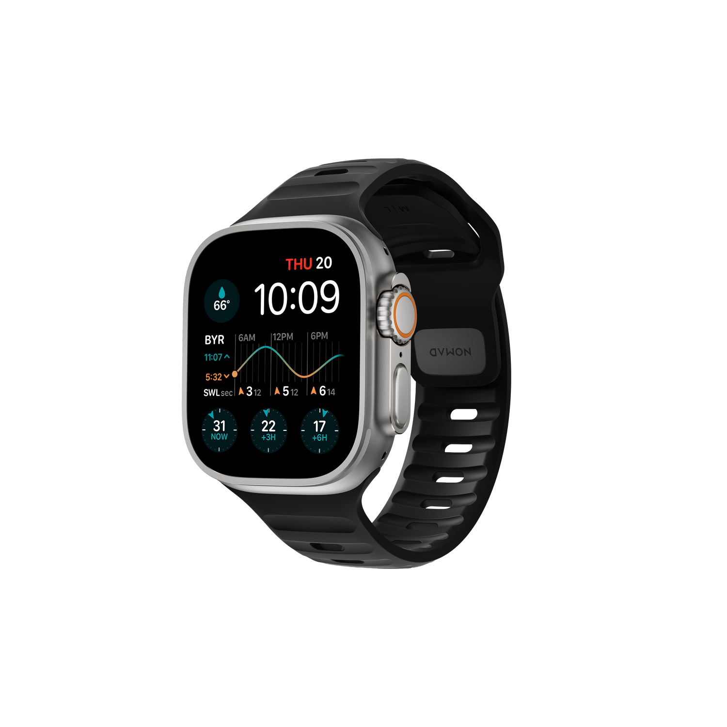 Nomad Sport Band - 46/49mm - Black