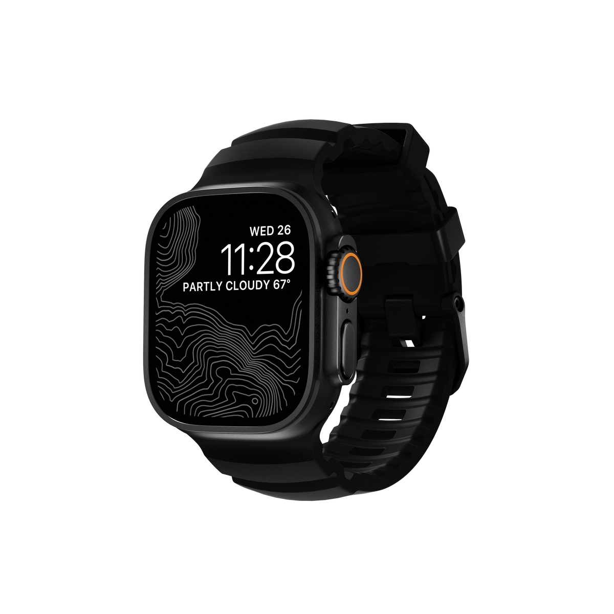 Nomad Rocky Point Band V2 - 46/49mm - Black Hardware - Carbon Black