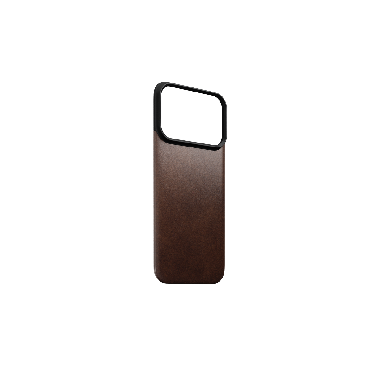 Nomad Magnetic Back with Horween Leather for iPhone 18 Pro - Rustic Brown
