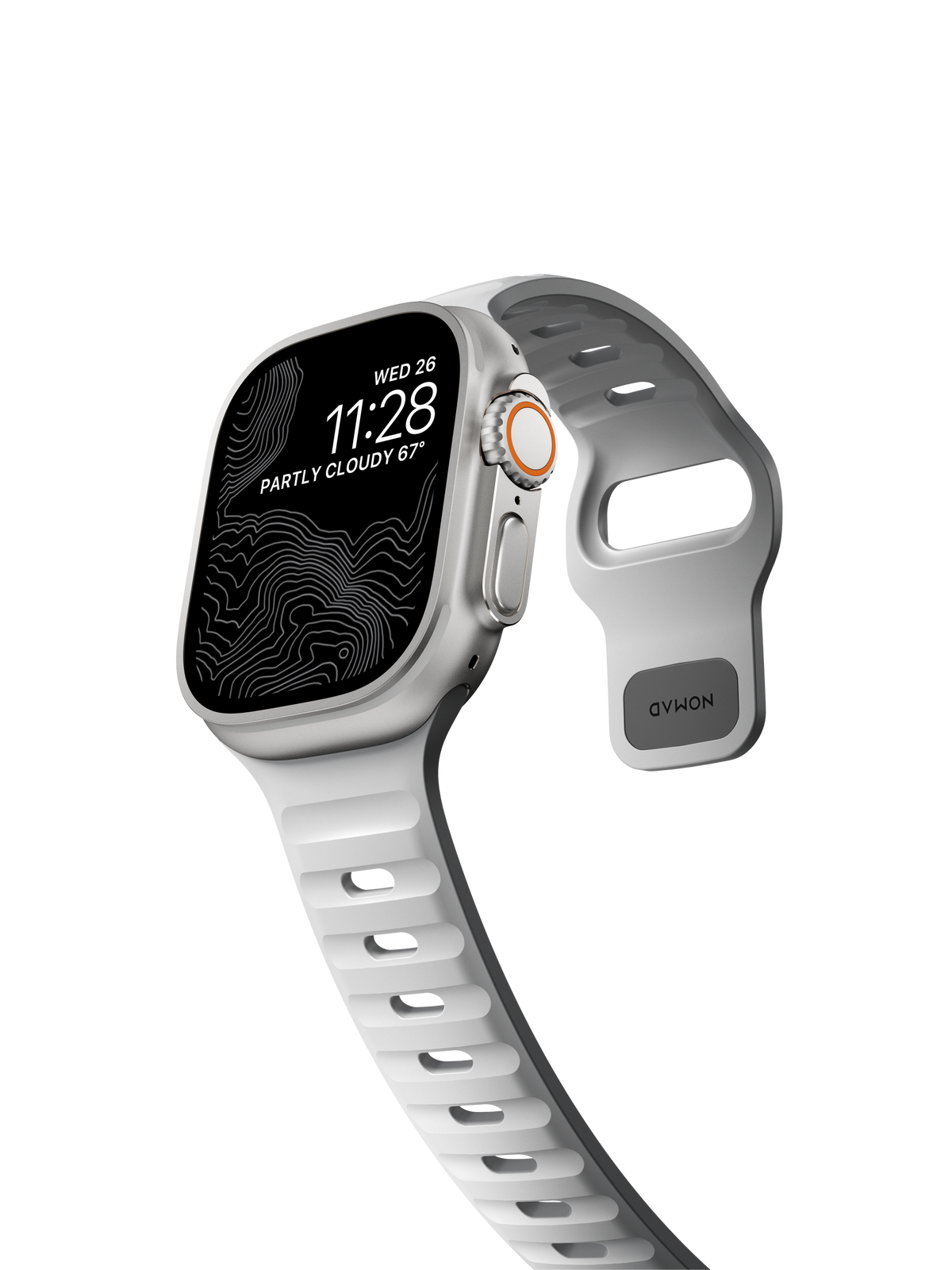 Nomad Sport Band V2 - 46/49mm - Lunar Grey