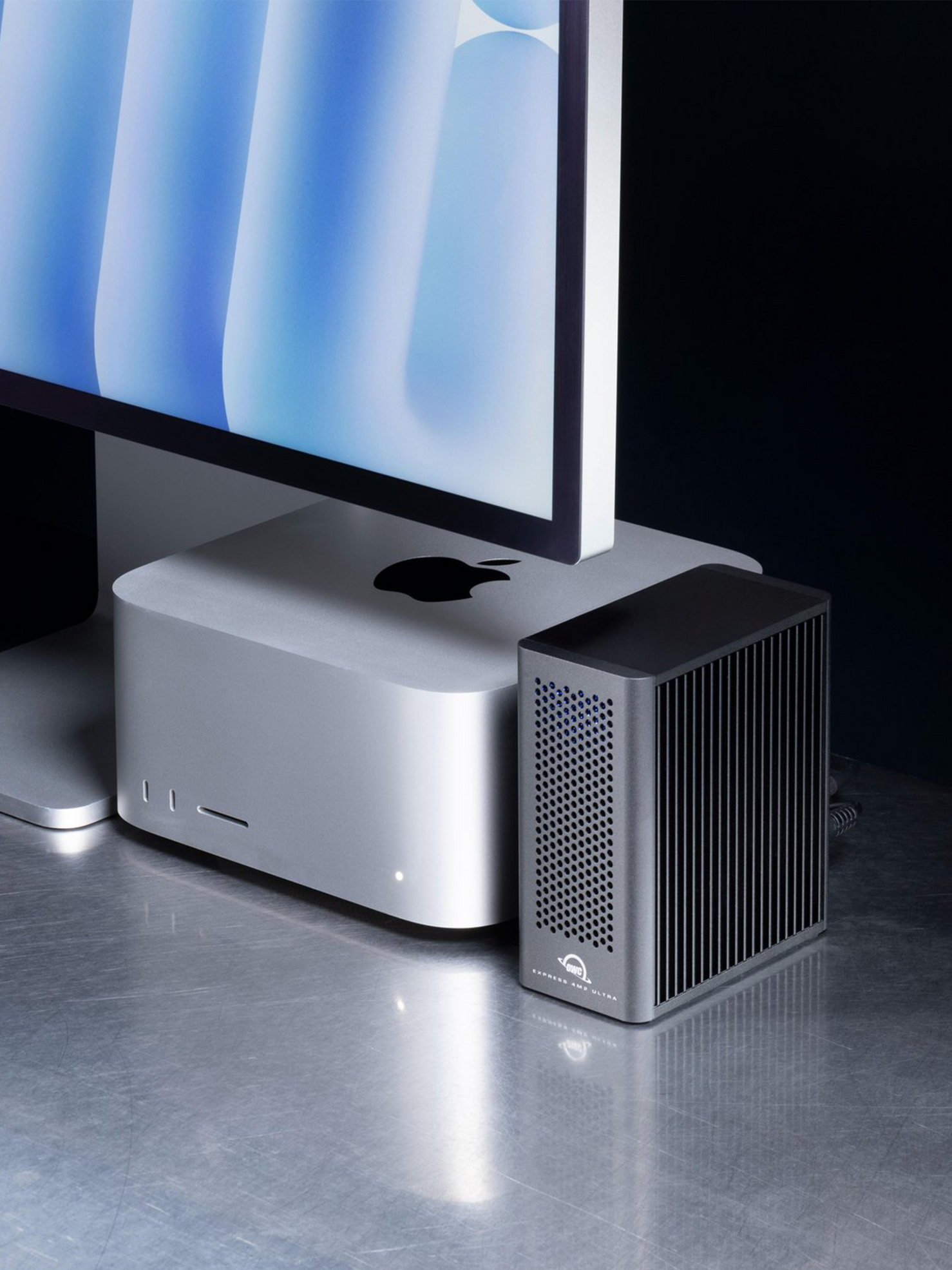 OWC Express 4M2 Ultra Thunderbolt 5 M.2 NVMe SSD Enclosure with SoftRAID