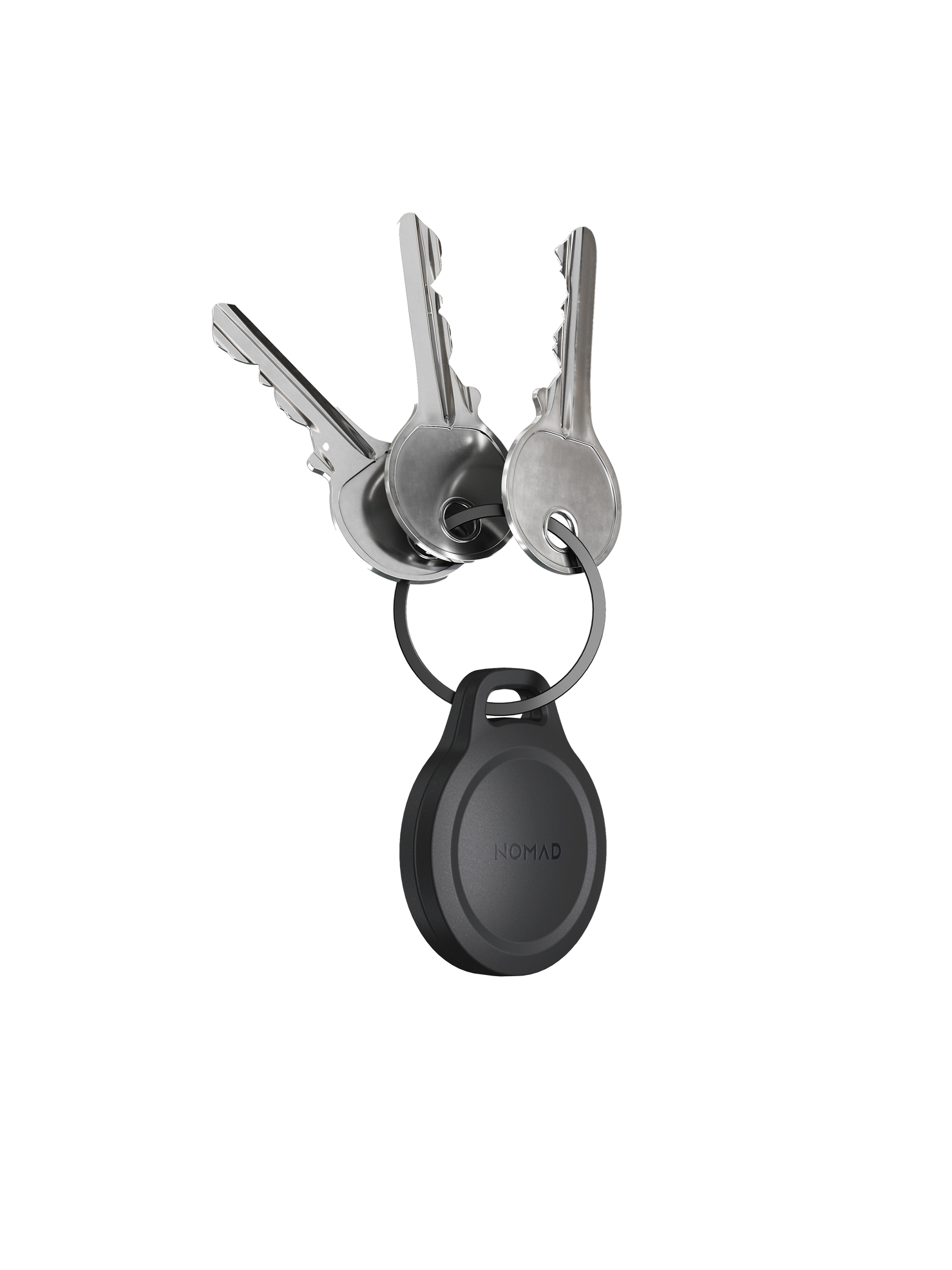 Nomad Rugged AirTag Keychain - Black - Two Pack