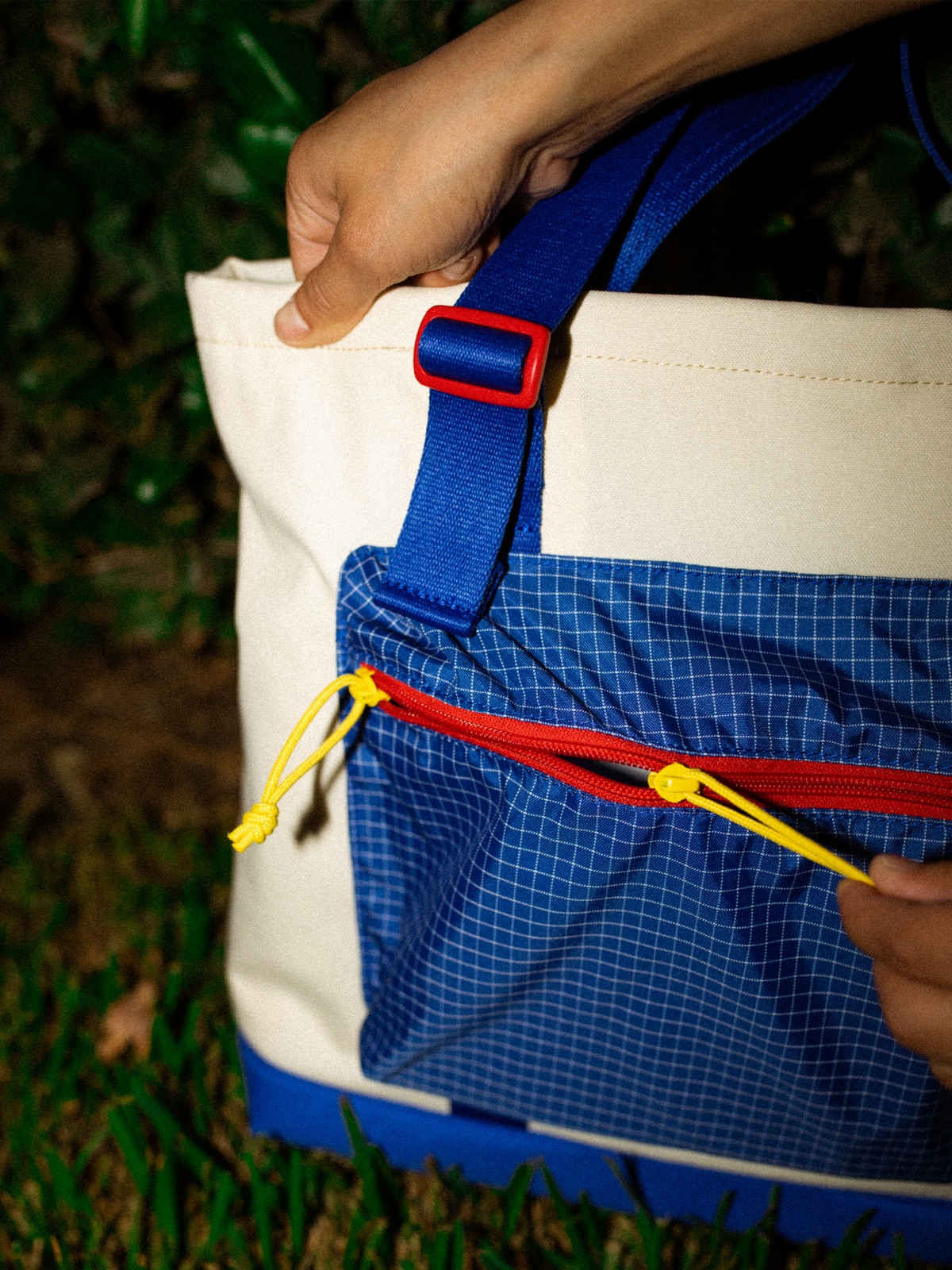 Long Weekend Beacon Tote - Creme Multi