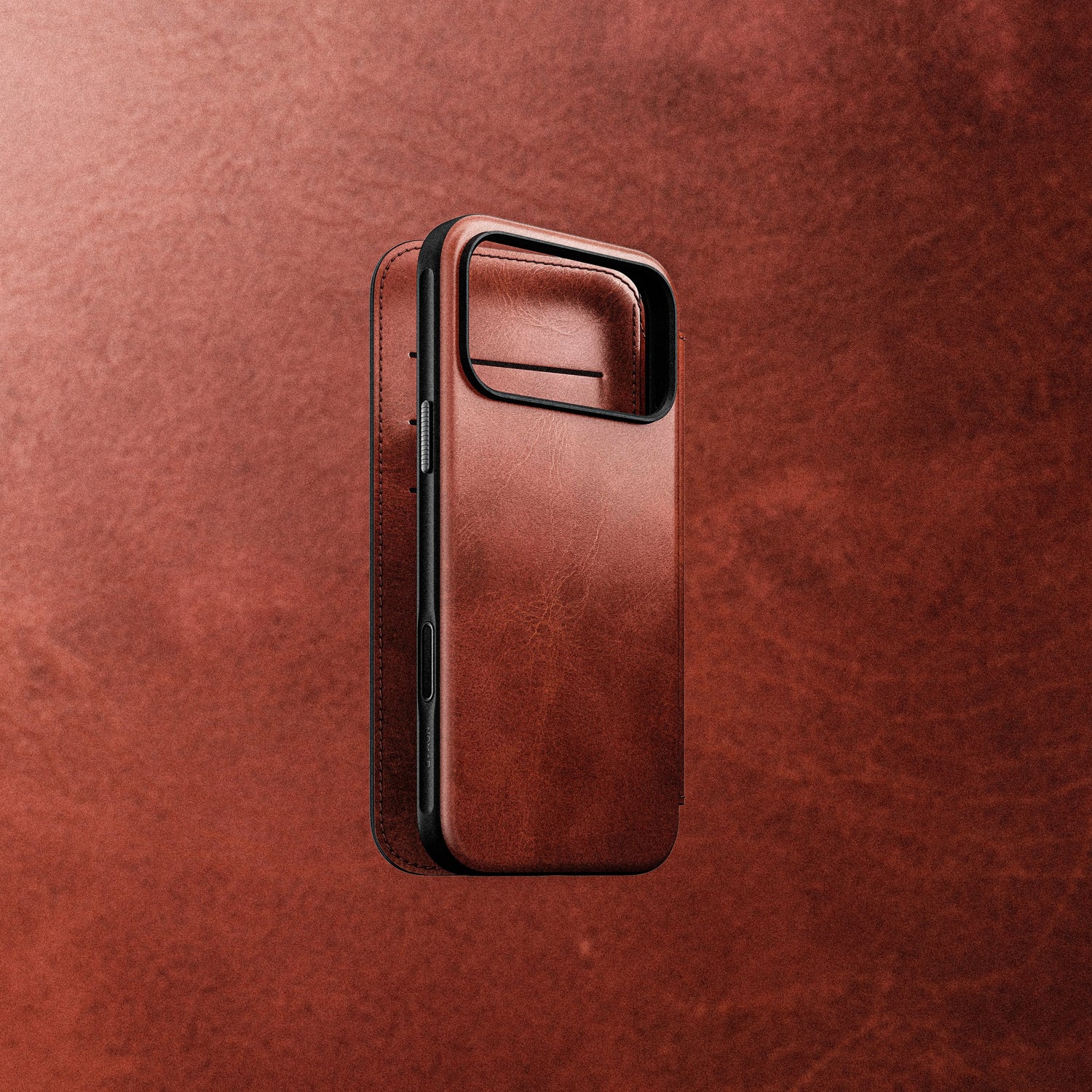 Nomad Modern Folio - Horween Leather - iPhone 17 Pro Max - Olde Dublin