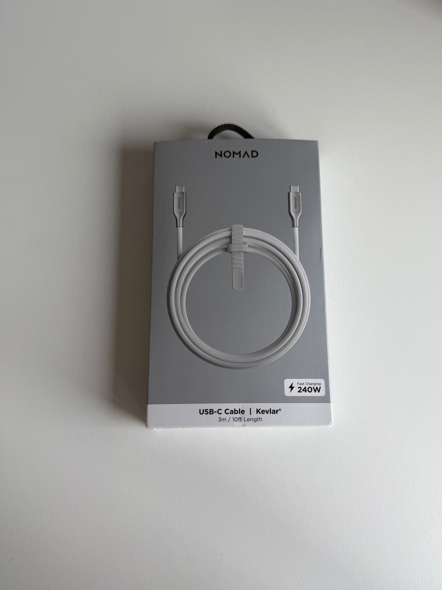 Nomad USB-C Cable with Kevlar - 3.0m - White - Open Box