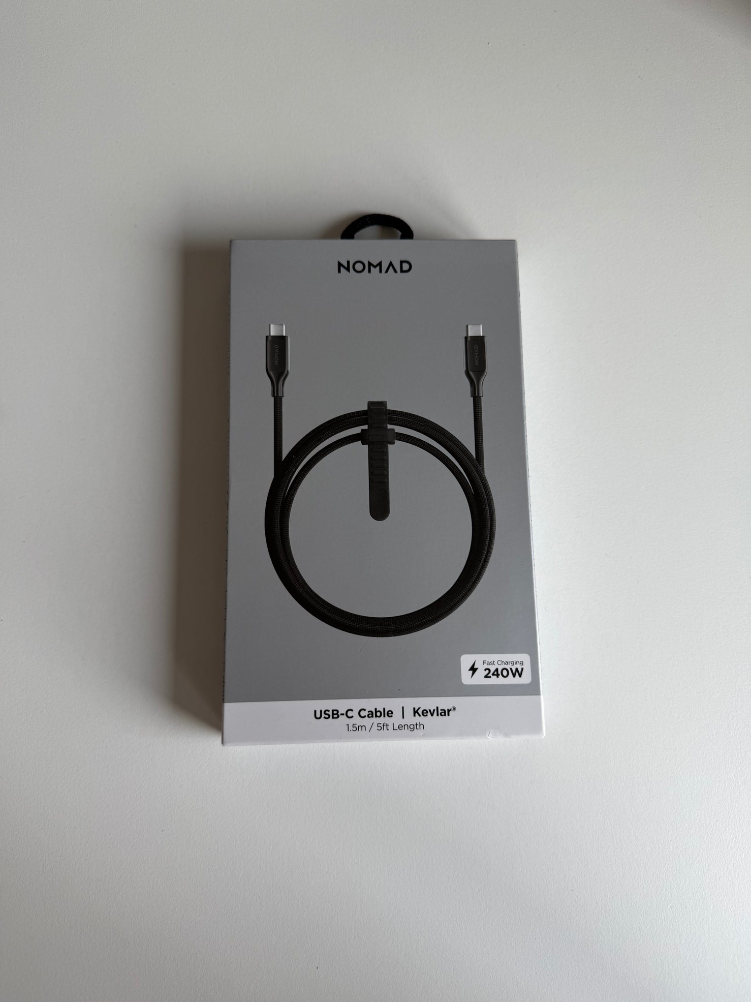 Nomad USB-C Cable with Kevlar - 1.5m - Black - Open Box