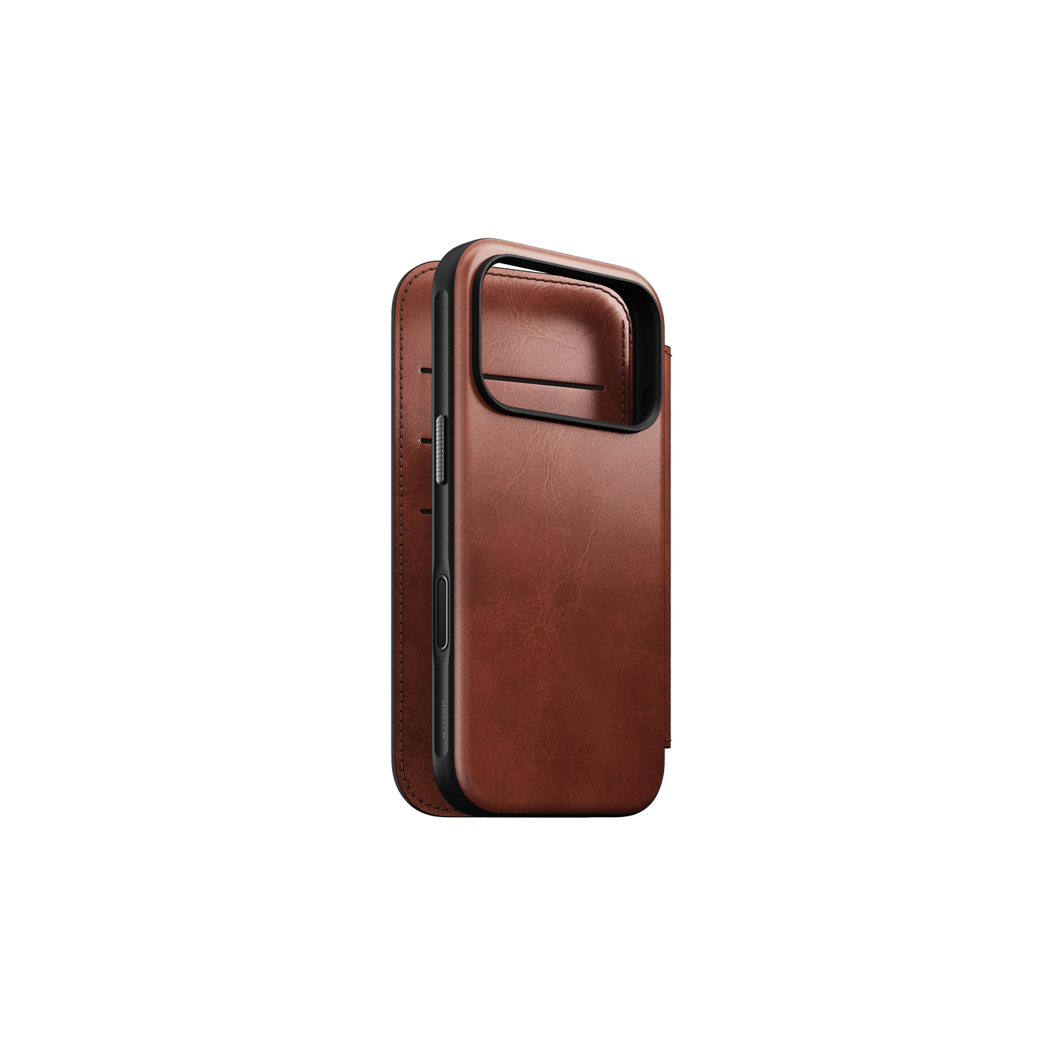 Nomad Modern Folio - Horween Leather - iPhone 17 Pro - Olde Dublin