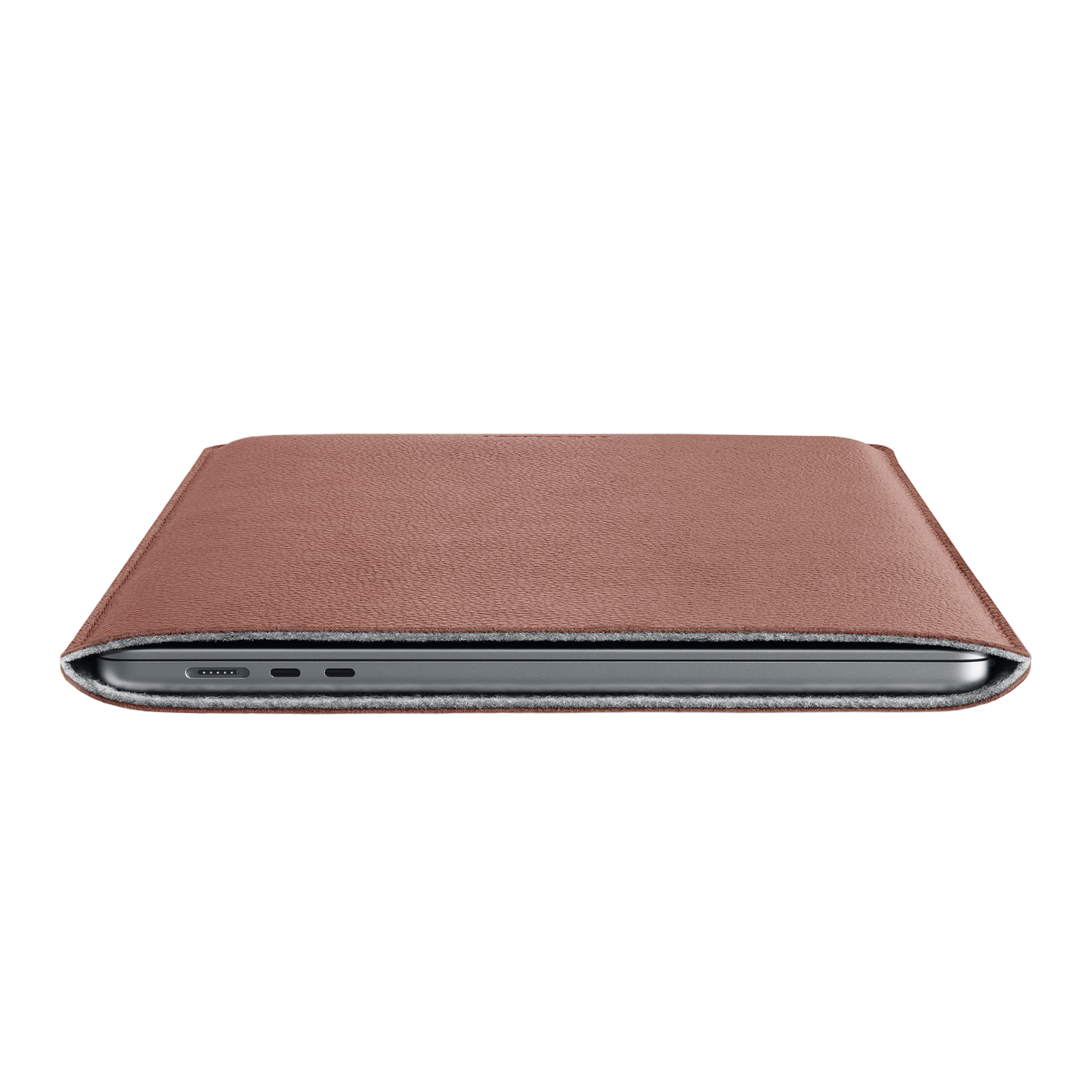 Woolnut Leather Sleeve for 15" MacBook Air - Cognac
