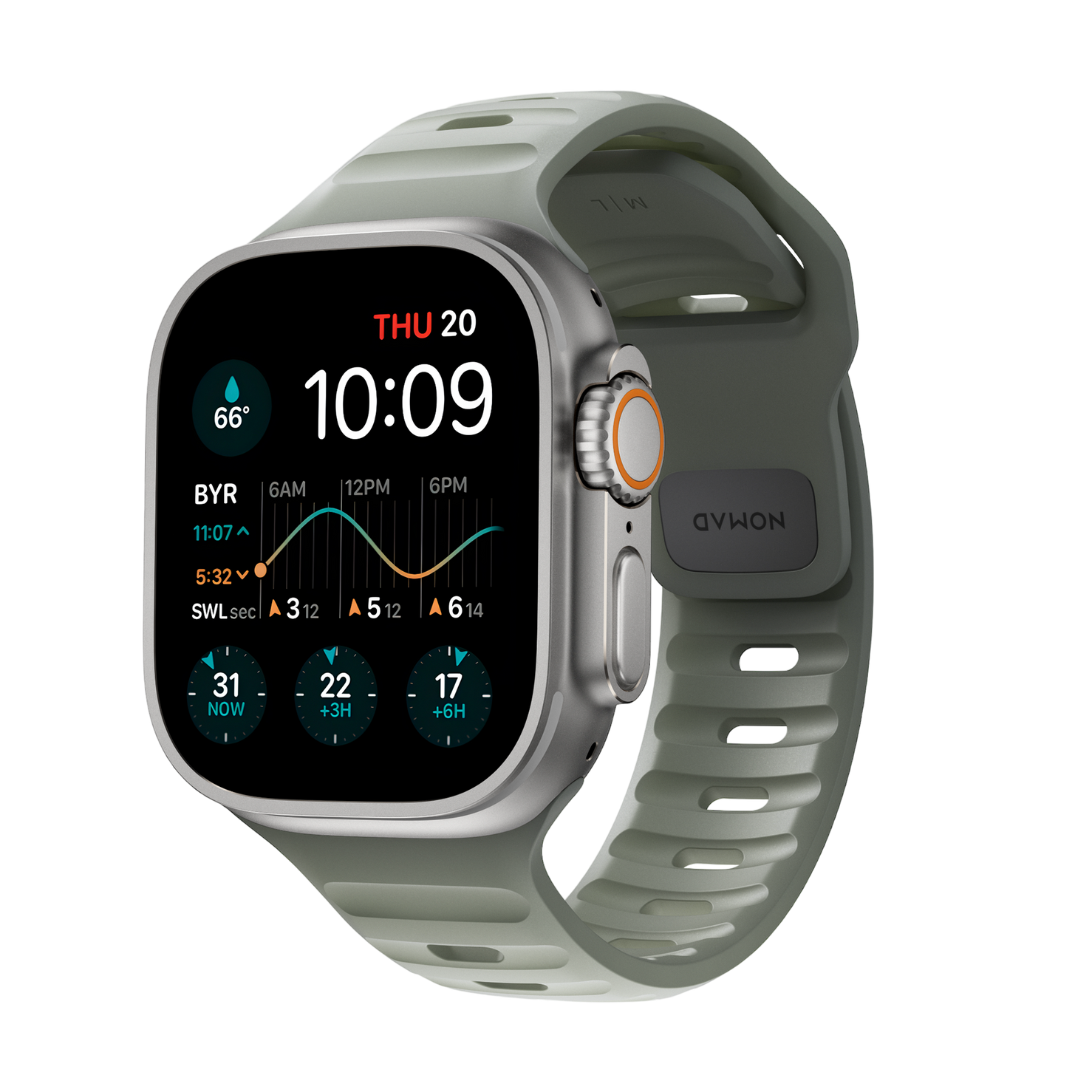 Nomad Sport Band - 46/49mm - Coastal Rock