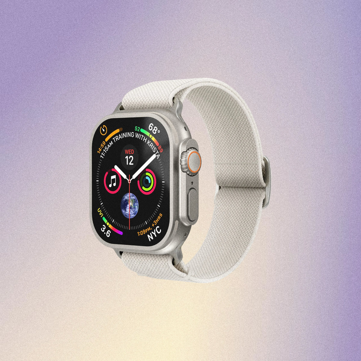 Vonmählen Classic Nylon Loop - 42mm - Stone