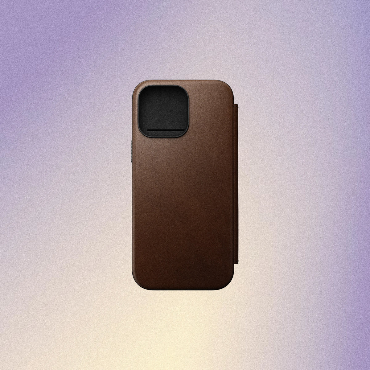 Nomad Modern Leather Folio for iPhone 16 Pro Max - Brown