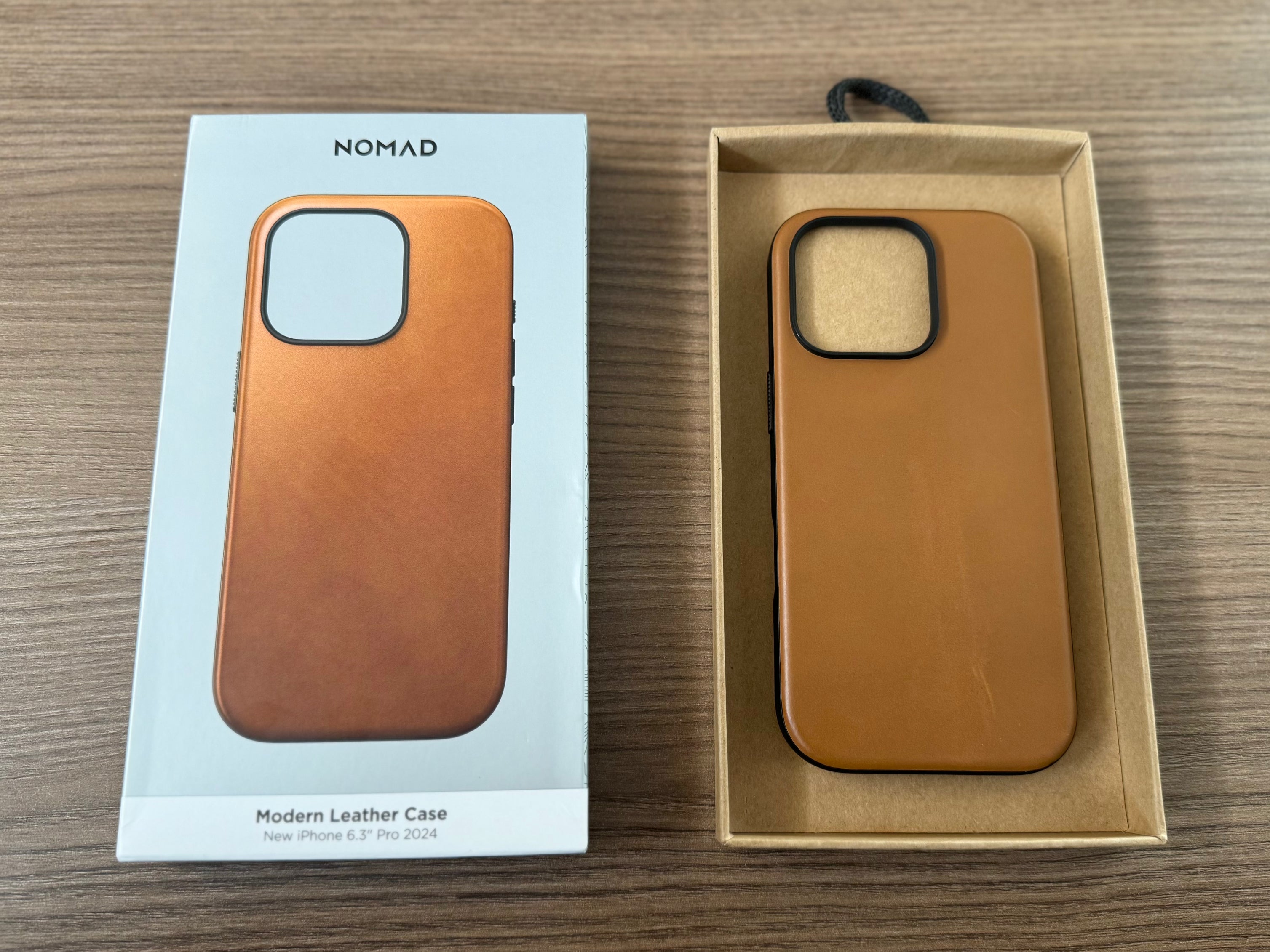 Nomad Modern Leather Case for iPhone 16 Pro - English Tan - Open Box