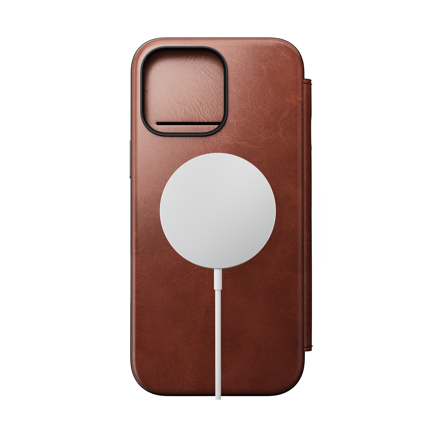 Nomad Modern Leather Folio with Horween Leather for iPhone 16 Pro Max - Olde Dublin