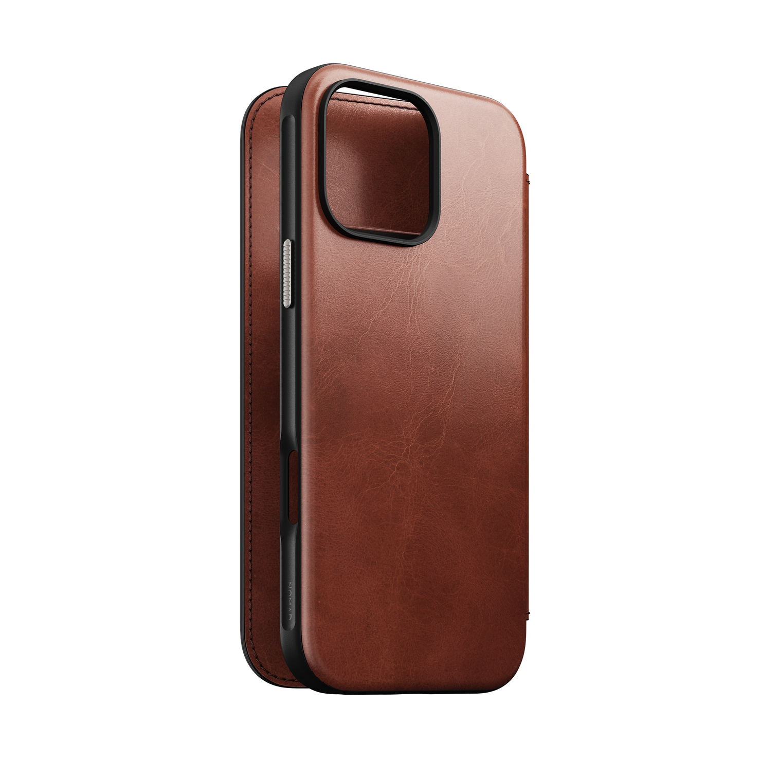Nomad Modern Leather Folio with Horween Leather for iPhone 16 Pro Max - Olde Dublin