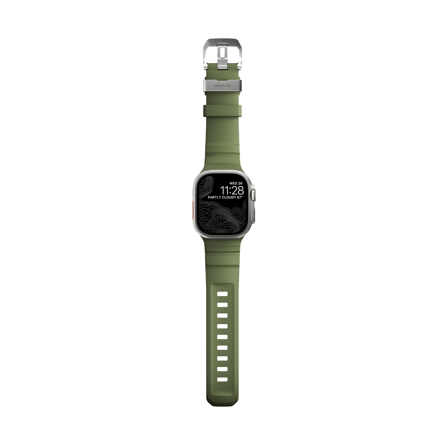 Nomad Rocky Point Band - 46/49mm - Natural Hardware - Forest