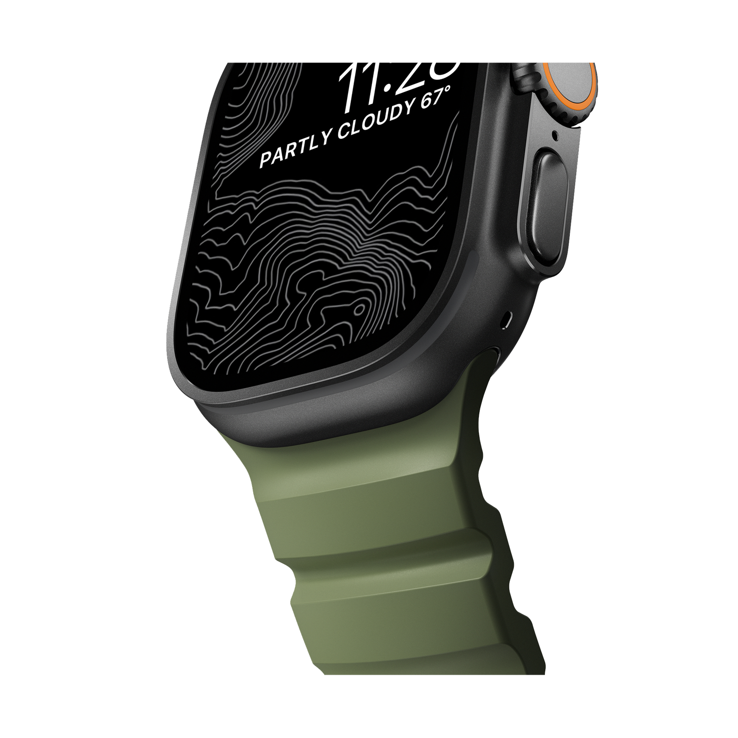 Nomad Rocky Point Band - 46/49mm - Black Hardware - Forest