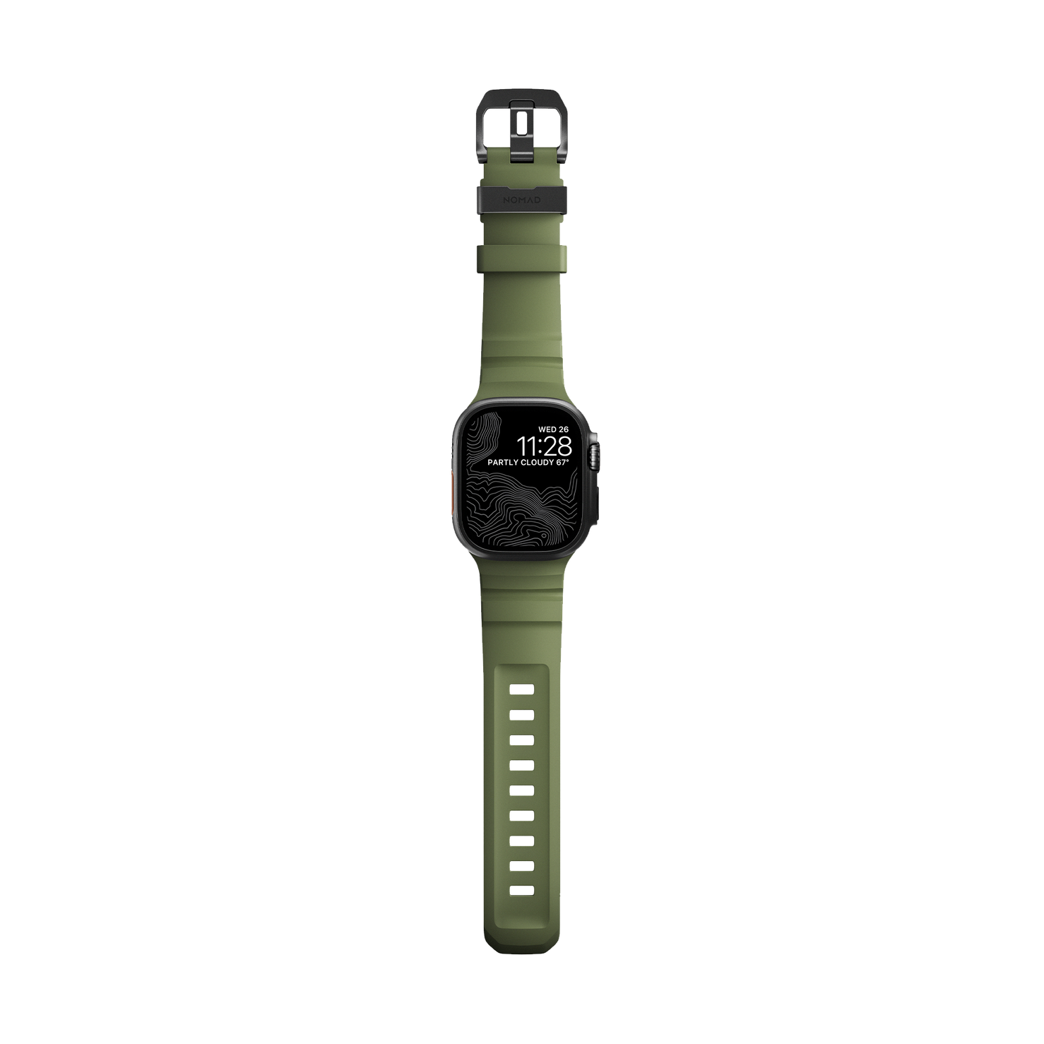 Nomad Rocky Point Band - 46/49mm - Black Hardware - Forest