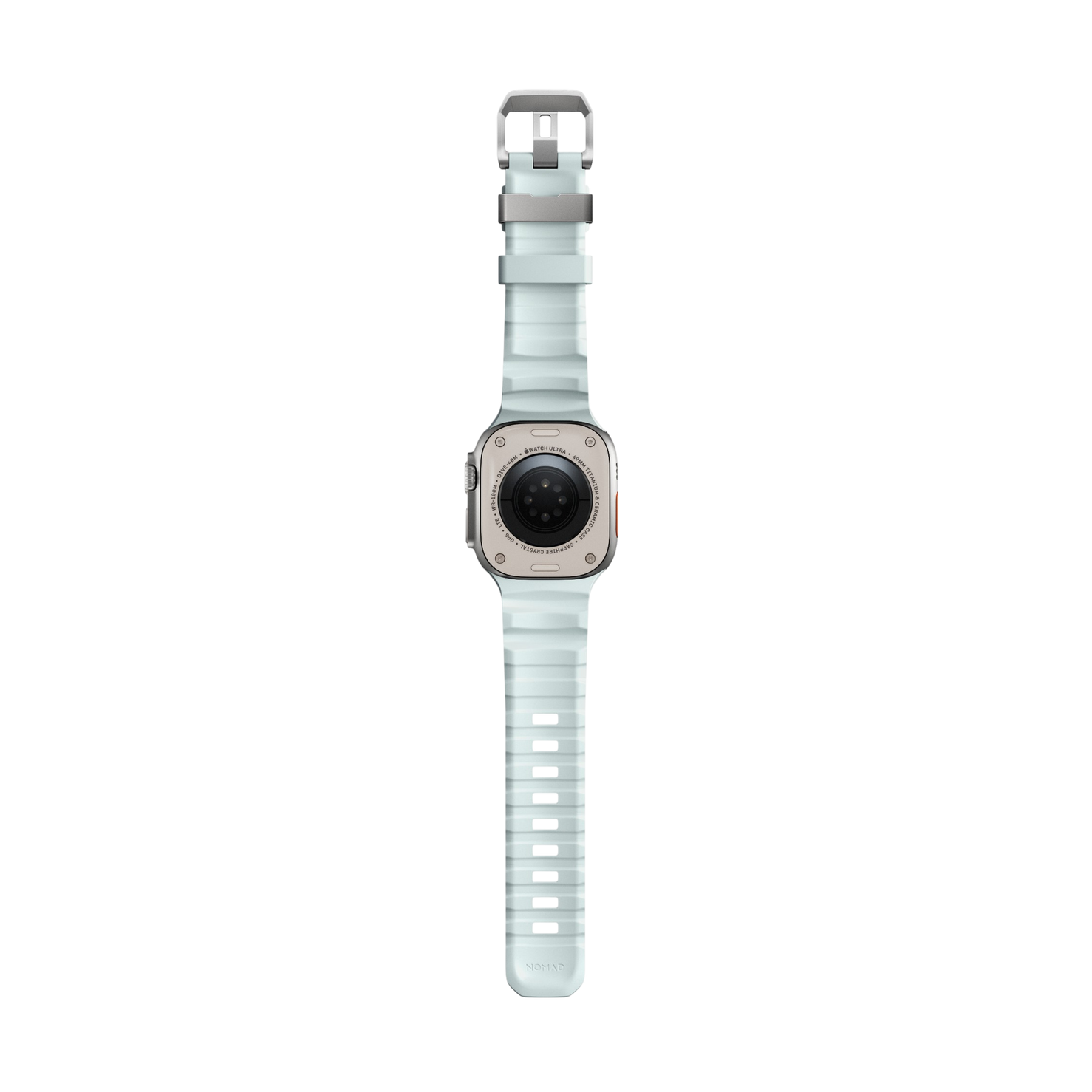 Nomad Rocky Point Band - 46/49mm - Natural Hardware - Icy Blue Glow