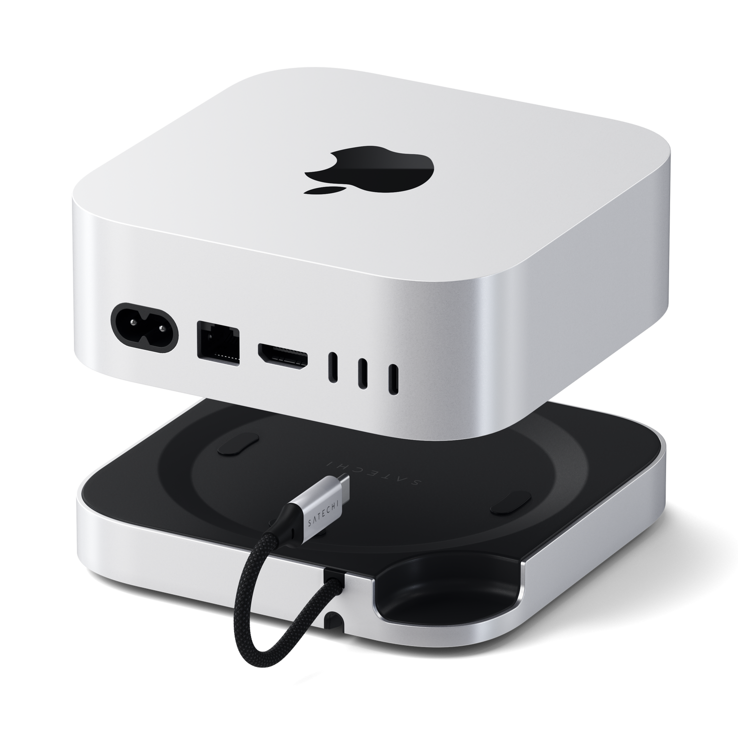Satechi Mac Mini M4 Stand & Hub with SSD Enclosure