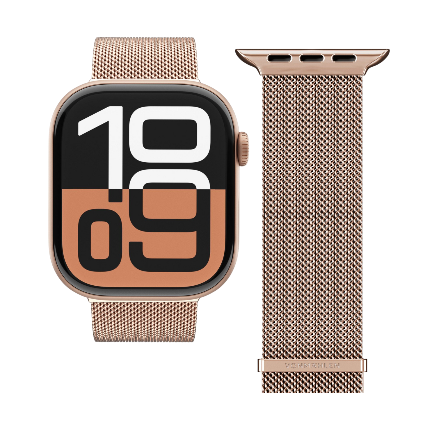 Vonmahlen Milanese Loop 2 - 42mm - Rose Gold