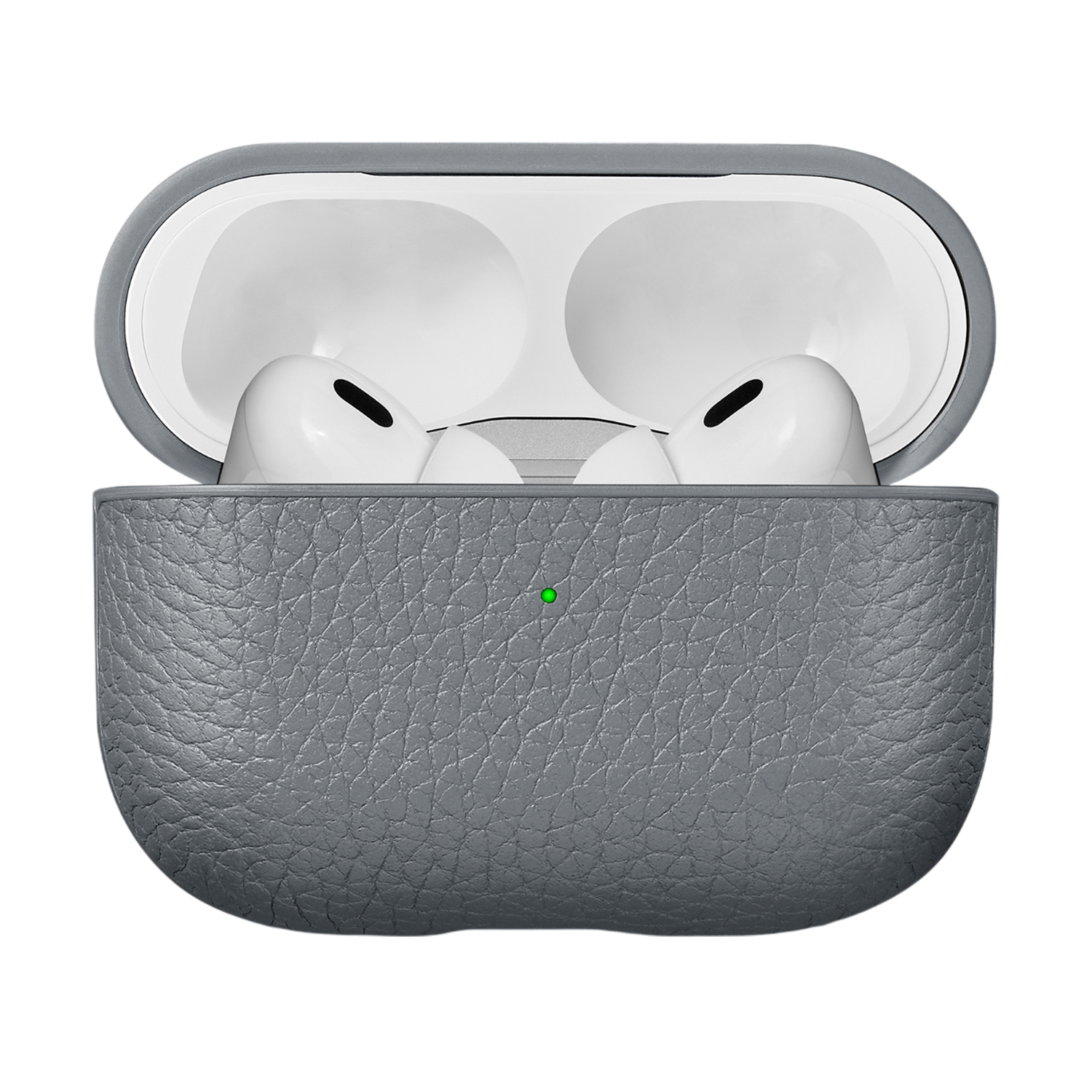 Woolnut Leather Case for AirPods Pro 2 - Grey