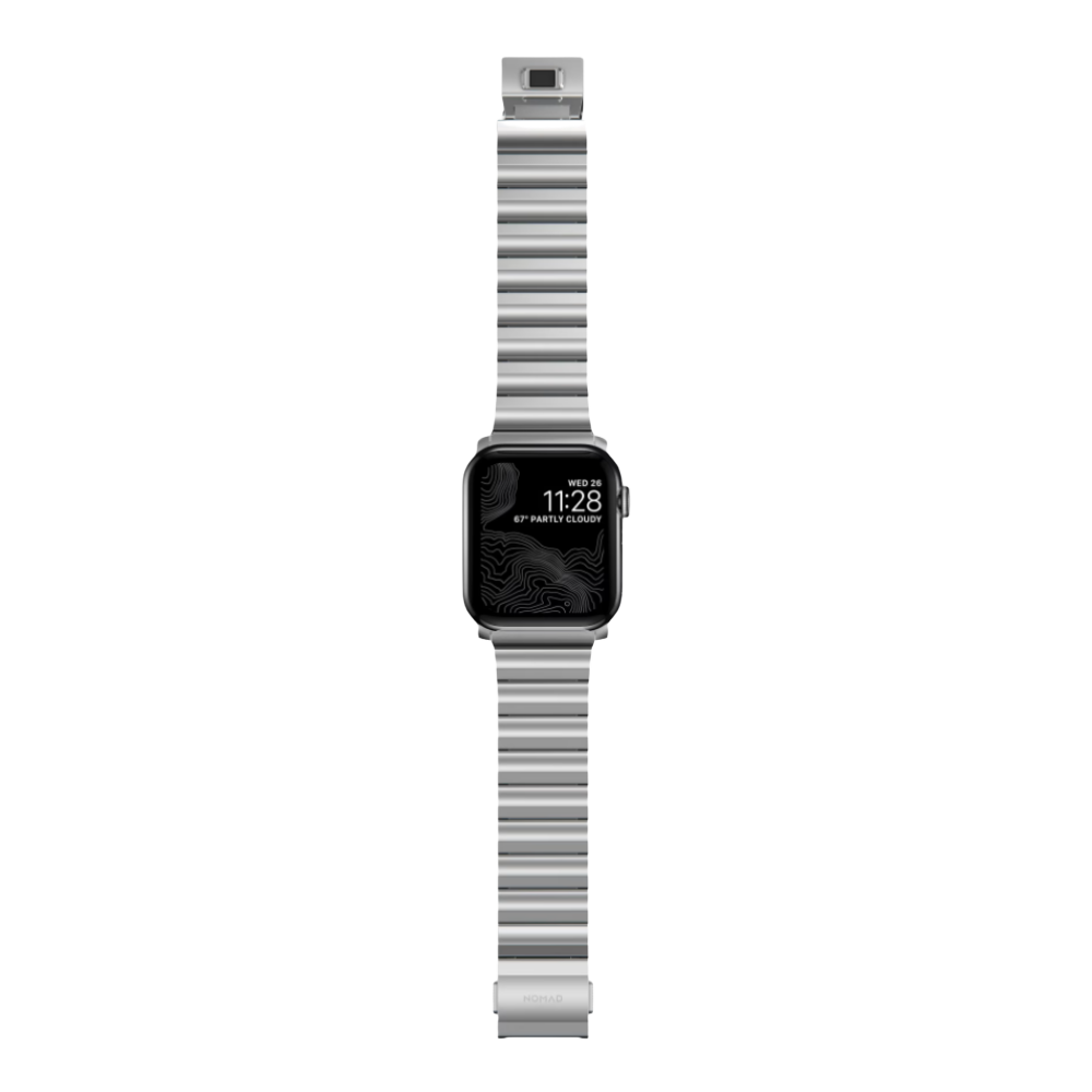 Nomad Steel Band - 46/49mm - Silver