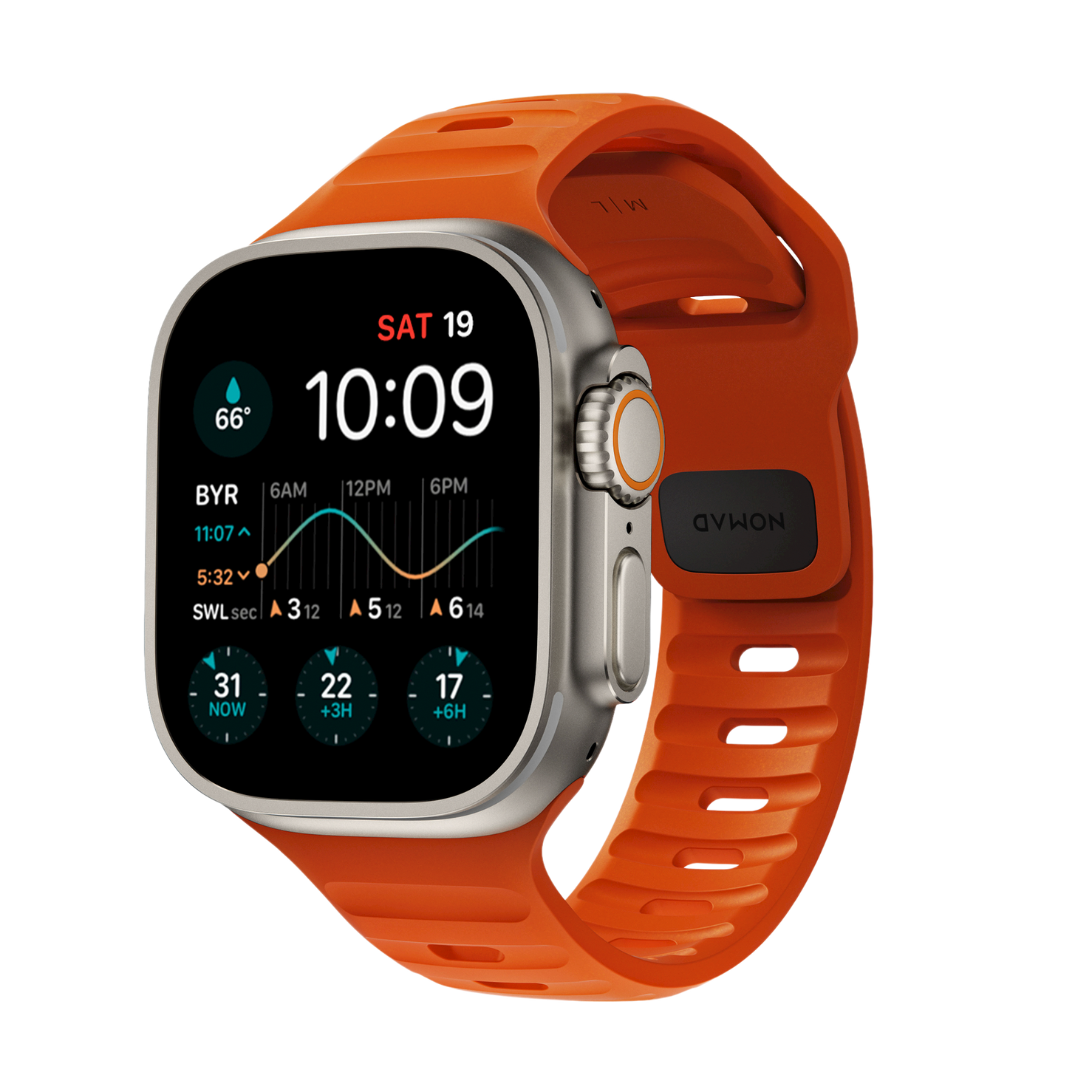 Nomad Sport Band - 46/49mm - Ultra Orange - Open Box