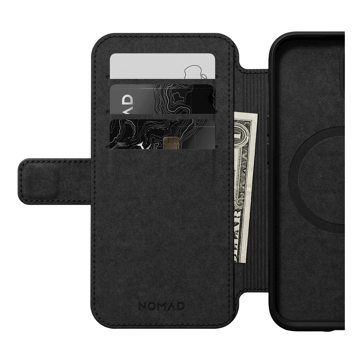 Nomad Modern Leather Folio for iPhone 14 Plus - Rustic Brown