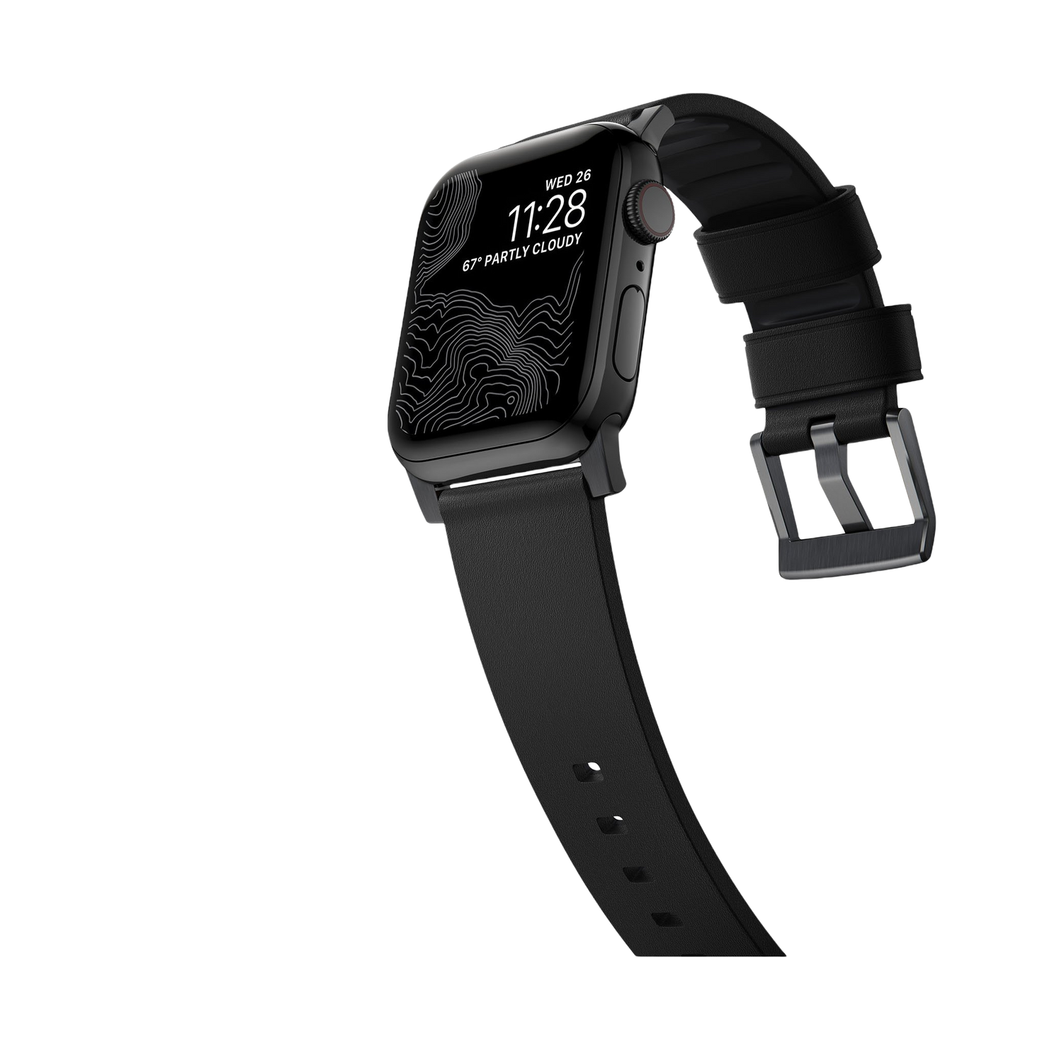Nomad Active Band Pro - 46/49mm - Black Hardware - Black