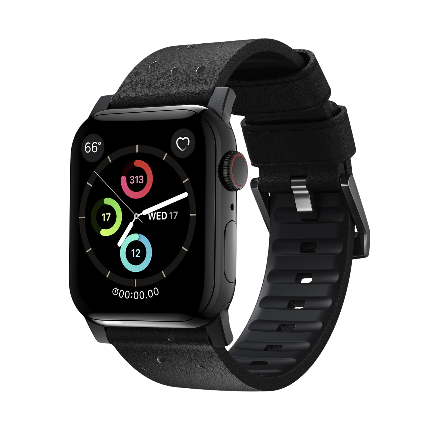 Nomad Active Band Pro - 46/49mm - Black Hardware - Black