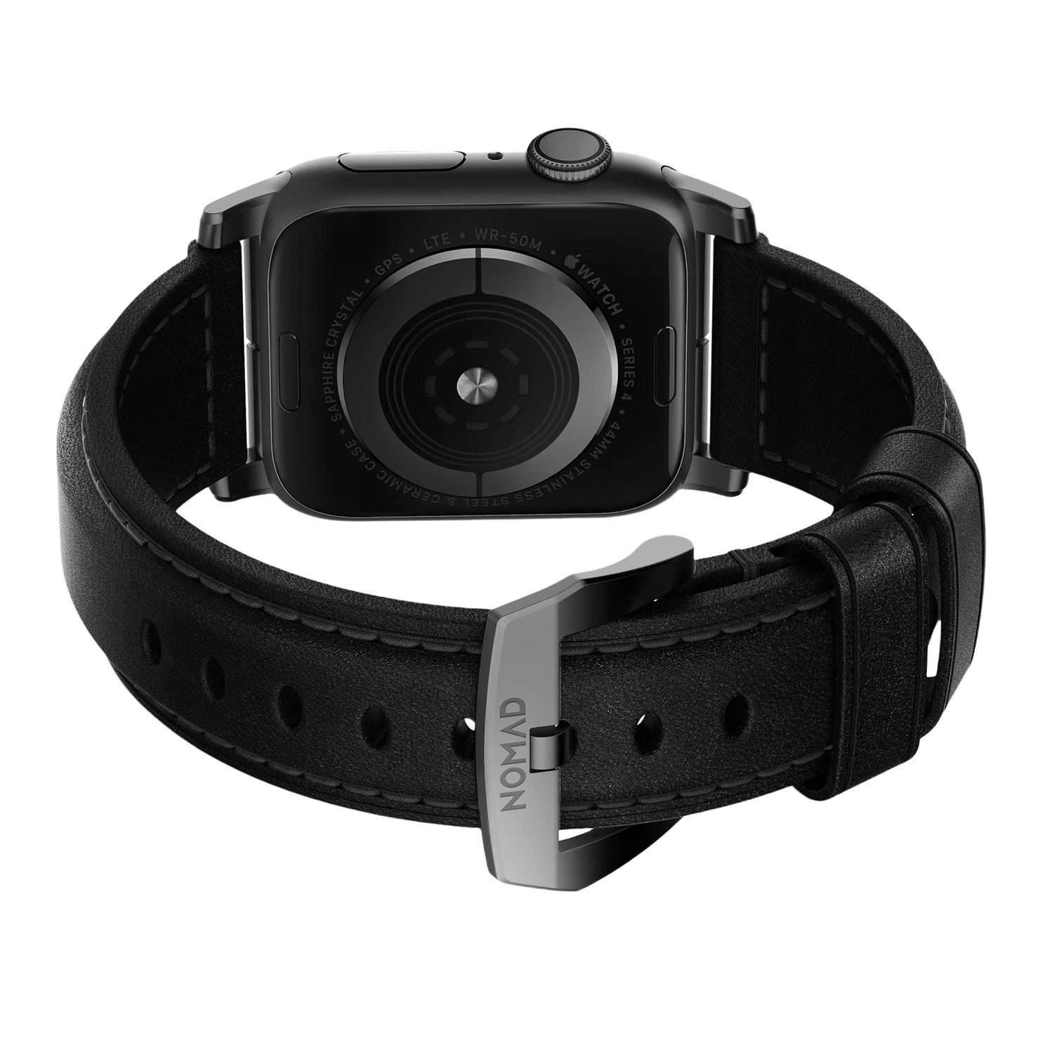 Nomad Traditional Band - 46/49mm - Black Hardware - Black