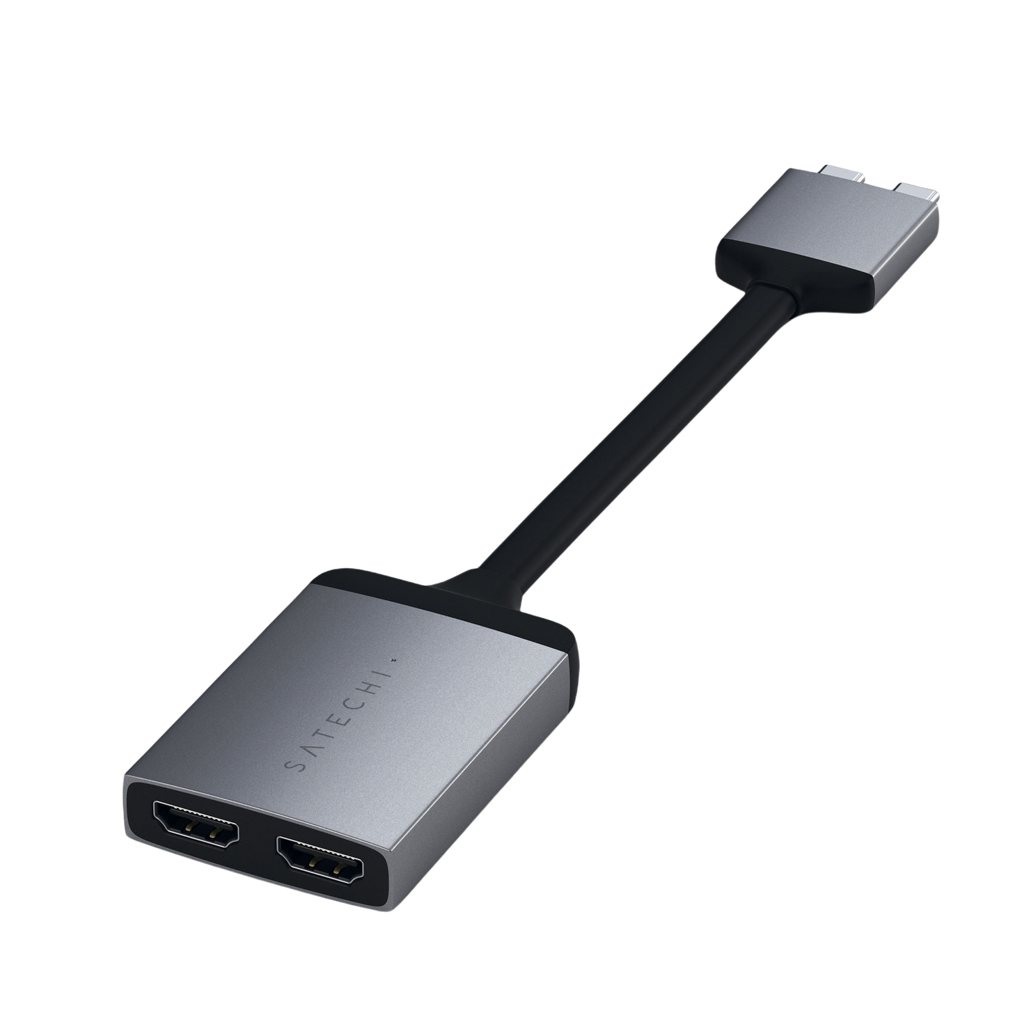 Satechi USB-C Dual HDMI Adapter - Space Grey