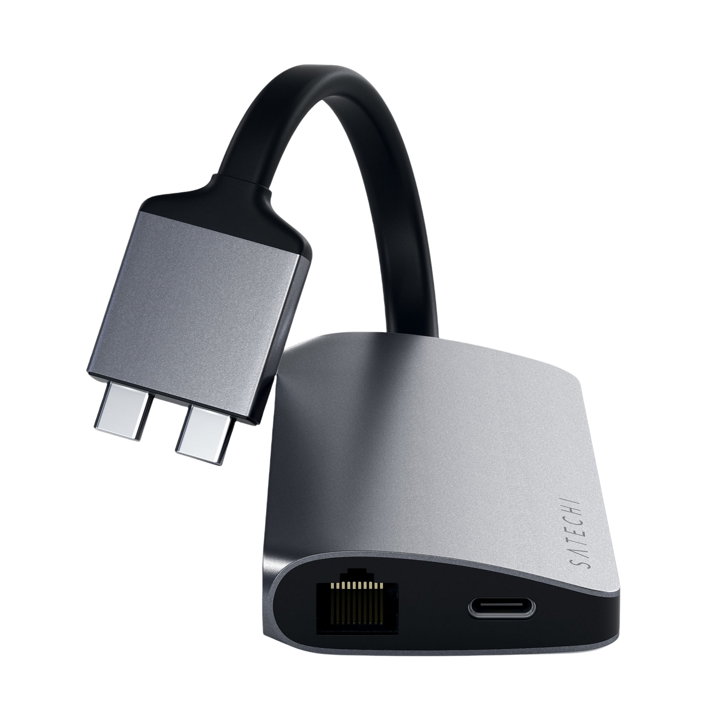 Satechi USB-C Dual Multimedia Adapter - Space Grey